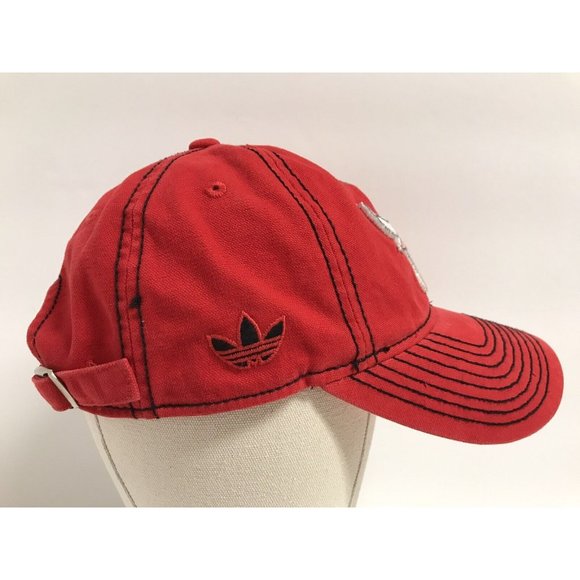 Chicago Bulls Adidas Red Adjustable Hat - Picture 2 of 7